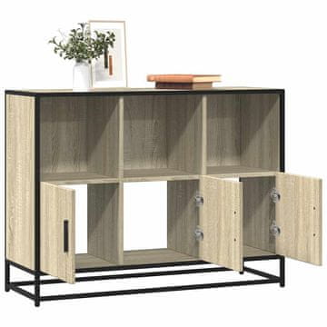 Vidaxl vidaXL Predalnik, hrast sonoma, 100x35x76 cm, material na osnovi lesa
