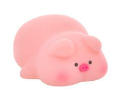Forever FOREVER PIG nočna LED svetilka, ambientalna, brezžična, 3 načini svetenja, časovnik, polnilna baterija, silikon, USB Type-C, + kabel