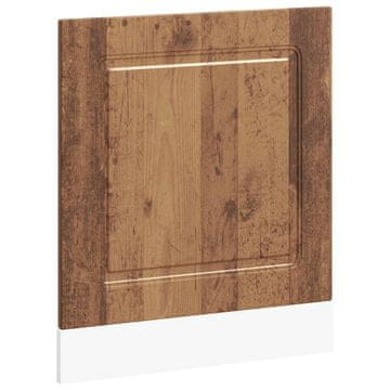 Vidaxl Plošča za pomivalni stroj Kalmar starinski les 60x1,5x57 cm