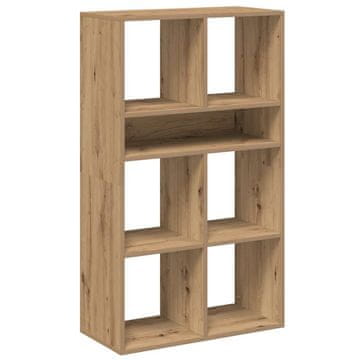 Vidaxl Knjižna omara artisan hrast 66x31x112 cm inženirski les