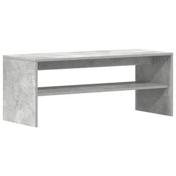 Vidaxl TV omarica betonsko siva 100x40x40 cm iverna plošča