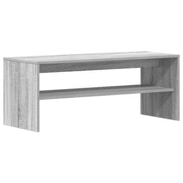 Vidaxl TV omarica siva sonoma 100x40x40 cm inženirski les