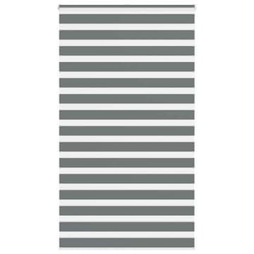 shumee vidaXL Zebra senčilo temno sivo 130x200 cm tkanina širina 125,9 cm