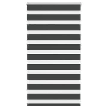 shumee idaXL Zebra senčilo črna 75x100 cm tkanina širina 70,9 cm poliester