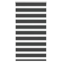 shumee idaXL Zebra senčilo črna 80x150 cm tkanina širina 75,9 cm poliester
