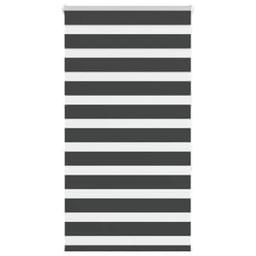 shumee idaXL Zebra senčilo črna 90x150 cm tkanina širina 85,9 cm poliester