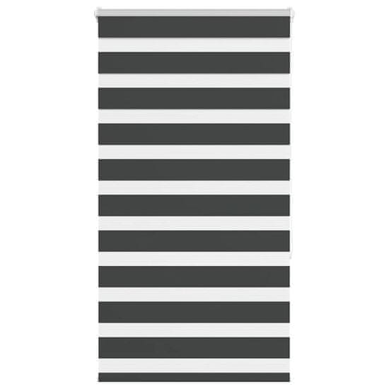 shumee idaXL Zebra senčilo črna 90x150 cm tkanina širina 85,9 cm poliester