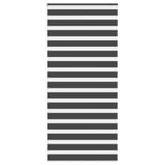 shumee idaXL Zebra senčilo črna 105x230 cm tkanina širina 100,9 cm poliester