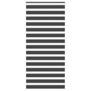 shumee idaXL Zebra senčilo črna 105x230 cm tkanina širina 100,9 cm poliester