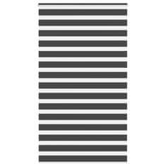 shumee idaXL Zebra senčilo črna 130x200 cm tkanina širina 125,9 cm poliester