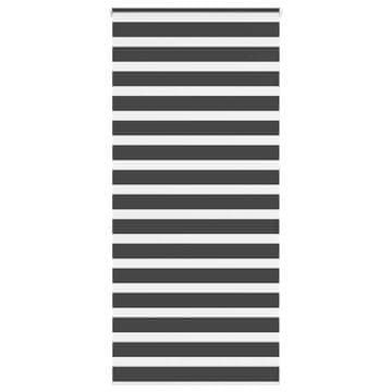 shumee idaXL Zebra senčilo črna 95x230 cm tkanina širina 90,9 cm poliester