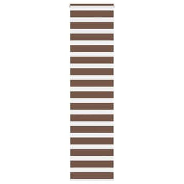 Vidaxl vidaXL Zebra rolo zavesa, breza, širina blaga 55,9 cm, poliester
