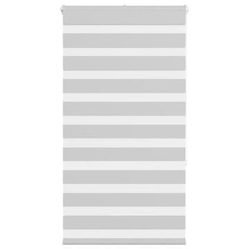 shumee vidaXL Zebra senčilo svetlo sivo 85x150 cm tkanina širina 80,9 cm