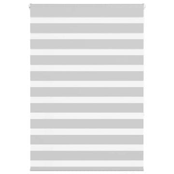 shumee vidaXL Zebra senčilo svetlo sivo 100x150 cm tkanina širina 95,9 cm