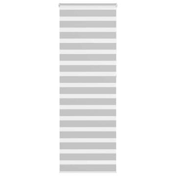 shumee vidaXL Zebra senčilo svetlo sivo 90x230 cm tkanina širina 85,9 cm