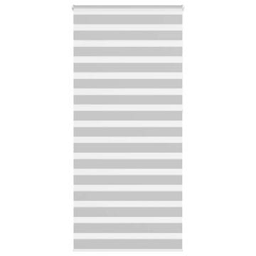 shumee vidaXL Zebra senčilo svetlo sivo 100x230 cm tkanina širina 95,9 cm