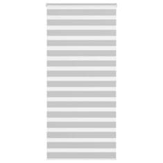 shumee vidaXL Zebra senčilo svetlo sivo 115x200 cm tkanina širina 110,9 cm