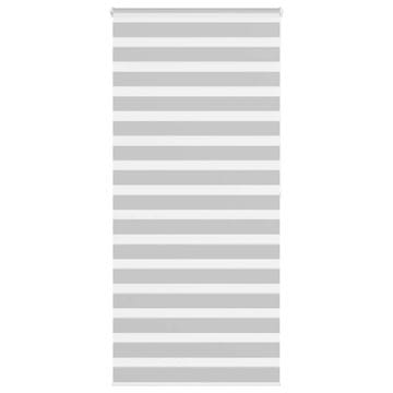 shumee vidaXL Zebra senčilo svetlo sivo 115x200 cm tkanina širina 110,9 cm