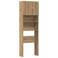 Vidaxl Omara za pralni stroj artisan hrast 64x24x190 cm inženirski les