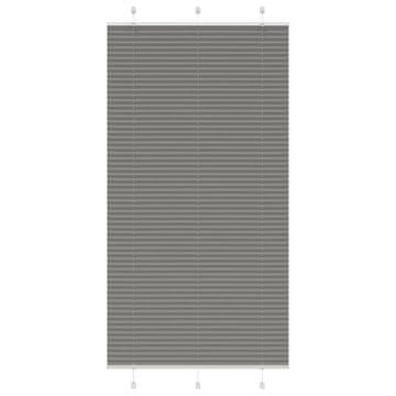 Vidaxl Plisirana žaluzija Antracit 105x200 cm Širina tkanine 104,4 cm