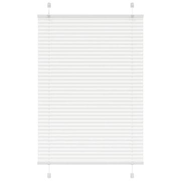 shumee vidaXL Plisirana žaluzija Bela 85x150 cm Širina tkanine 84,4 cm