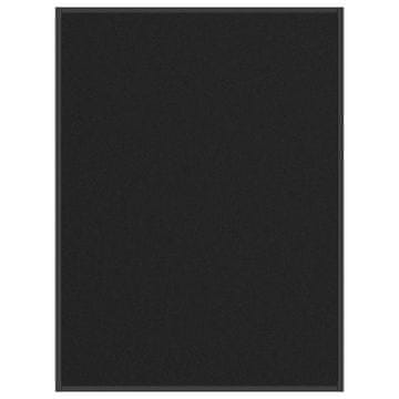 Vidaxl vidaXL Predpražnik črne barve 90x120 cm