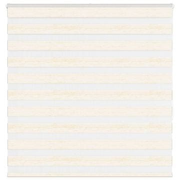 shumee vidaXL Zebra senčilo bež marmor 140x150 cm tkanina širina 135,9 cm