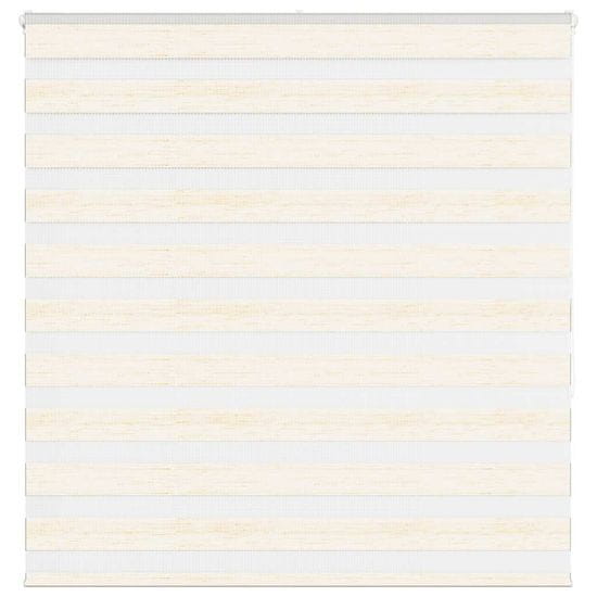 shumee vidaXL Zebra senčilo bež marmor 140x150 cm tkanina širina 135,9 cm