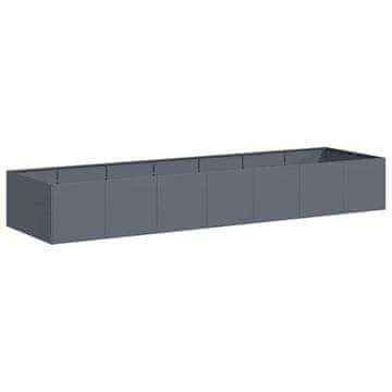 Vidaxl Sadilnik antracit 280x80x40 cm Jeklo