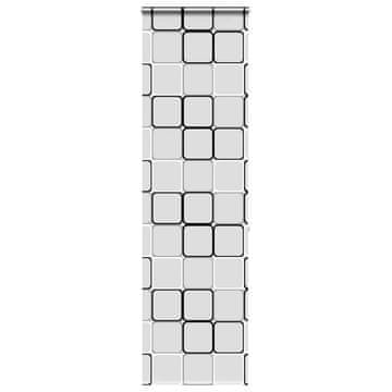 shumee vidaXL Rolo zavesa za prho s kaseto 80x240 cm širina tkanine 76 cm