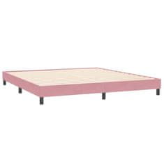 Vidaxl Box Spring postelja brez vzmetnico roza 200x210 cm Velvet