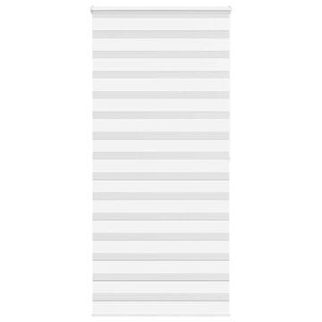 shumee vidaXL Zebra senčilo bela 100x200 cm tkanina širina 95,9cm poliester