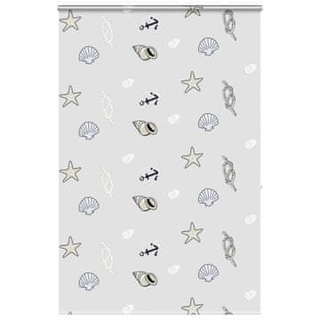 shumee vidaXL Rolo zavesa za prho s kaseto 150x240 cm širina tkanine 146 cm