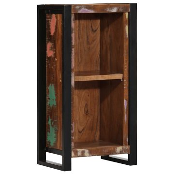 Vidaxl Nočna omarica 40x30x80 cm masivni les obnovljen