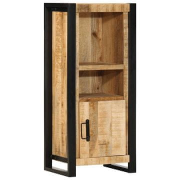 Vidaxl Kopalniška omarica 40x30x90 cm Masivni les Grobo mango