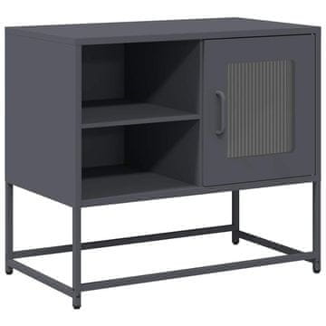 Vidaxl TV omarica antracit 68x39x60,5 cm jeklo