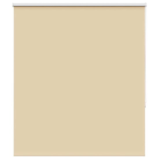 shumee vidaXL roleta Blackout bež 135x130 cm Širina tkanine 131,6 cm