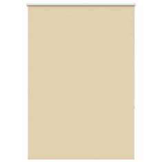shumee vidaXL Rolo zatemnjena bež 95x130 cm tkanina širina 90,7 cm poliester