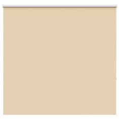 shumee vidaXL Roleta Blackout bež 165x130 cm Širina tkanine 161,6 cm