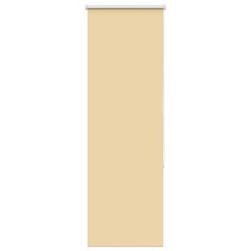 shumee vidaXL Rolo zatemnjena bež 60x130 cm tkanina širina 55,7 cm poliester