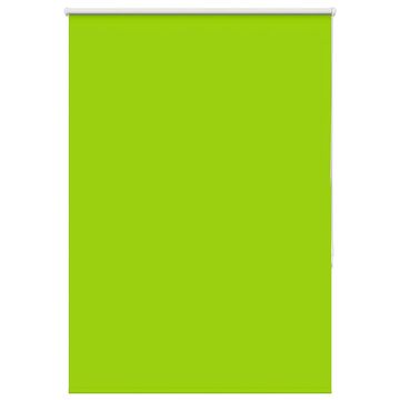 shumee vidaXL Rolo zatemnjena listi zeleni 100x150 cm tkanina širina 95,7cm