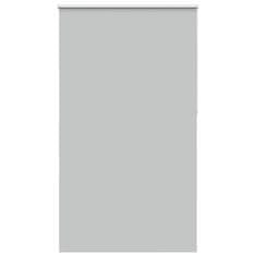shumee vidaXL Rolo zatemnjena svetlo siva 120x210cm tkanina širina 116,6cm