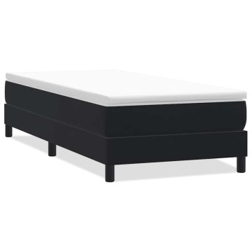 Vidaxl Box Spring postelja brez vzmetnice črna 80x210 cm Velvet