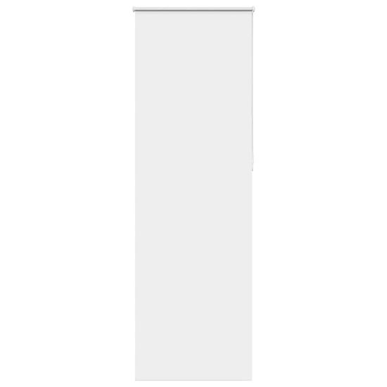 shumee vidaXL Rolo zatemnjena bela 75x210cm tkanina širina 70,7cm poliester