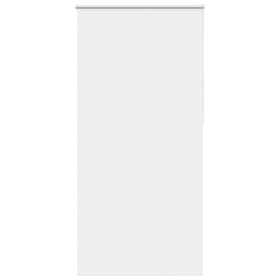 shumee vidaXL Rolo zatemnjena bela 100x230cm tkanina širina 95,7cm poliester
