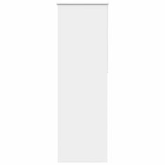 shumee vidaXL Rolo zatemnjena bela 85x230cm tkanina širina 80,7cm poliester