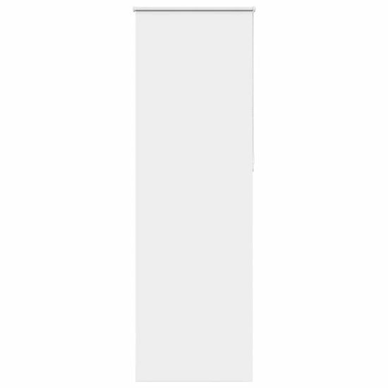 shumee vidaXL Rolo zatemnjena bela 85x230cm tkanina širina 80,7cm poliester