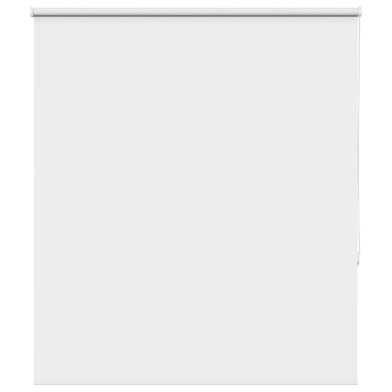 shumee vidaXL Rolo zatemnjena bela 120x150cm tkanina širina 116,6cm poliester