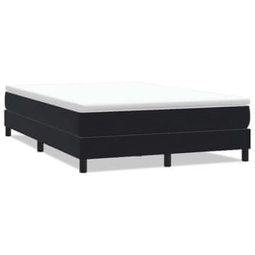 Vidaxl Box Spring postelja brez vzmetnice črna 160x220 cm Velvet