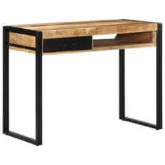 Vidaxl Pisalna miza 100x50x75 cm Masivni neobdelan les Mango